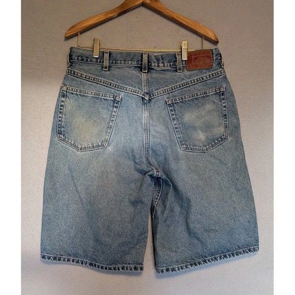 brittania Other - Vtg Brittania Denim Jean Shorts Mens 34 Waist Light Wash Jorts Retro 90s Y2K